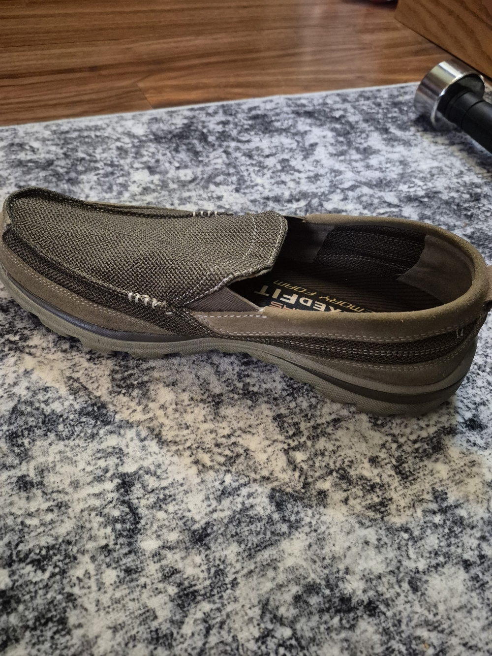 Skechers Men’s Olive Green Slip-On Casual Loafer